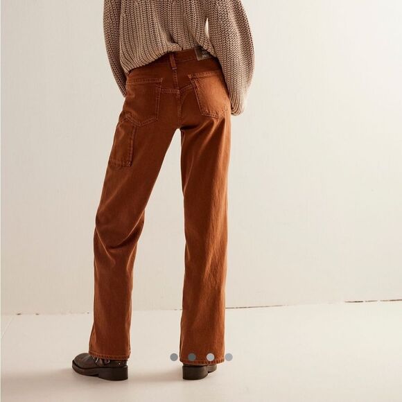 Free People Tinsley Baggy High-Rise Jeans 28 - Picture 7 of 10